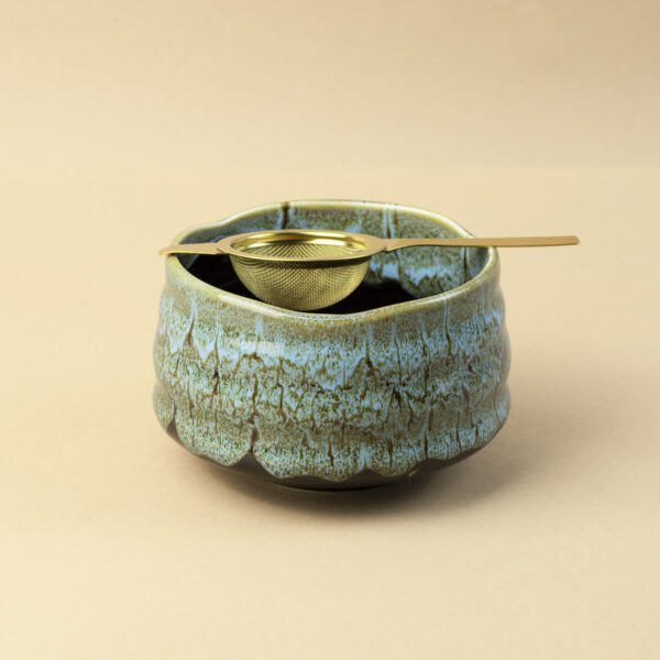 Keraminis Dubenėlis - Melsvas Raštuotas