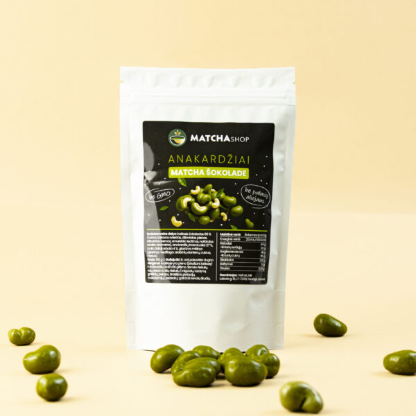 anakardziai su matcha anakardziai riesutai su matcha