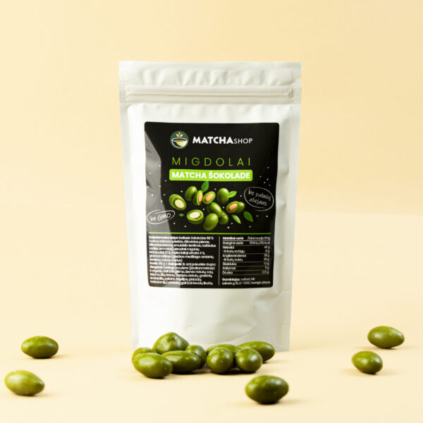 matcha riesutai migdolai
